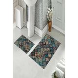 ontheclouds Banyo Halısı Ikili Klozet Takımı Kaymaz Tabanlı, NoColor-e8a936d0