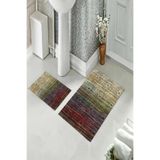 ontheclouds Banyo Halısı Ikili Klozet Takımı Kaymaz Tabanlı, NoColor-e9d9e347