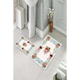ontheclouds Banyo Halısı Ikili Klozet Takımı Kaymaz Tabanlı, NoColor-eaba6b7f