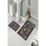 ontheclouds Banyo Halısı Ikili Klozet Takımı Kaymaz Tabanlı, NoColor-ecc4e7a9