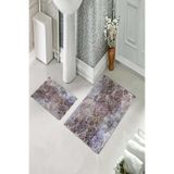 ontheclouds Banyo Halısı Ikili Klozet Takımı Kaymaz Tabanlı, NoColor-eeabe2a5