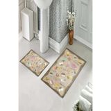 ontheclouds Banyo Halısı Ikili Klozet Takımı Kaymaz Tabanlı, NoColor-f0791b3e