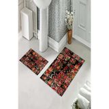 ontheclouds Banyo Halısı Ikili Klozet Takımı Kaymaz Tabanlı, NoColor-f0d20aff