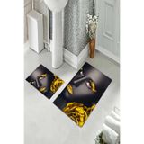 ontheclouds Banyo Halısı Ikili Klozet Takımı Kaymaz Tabanlı, NoColor-f22409b0