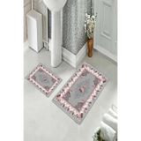 ontheclouds Banyo Halısı Ikili Klozet Takımı Kaymaz Tabanlı, NoColor-f5ca77d8