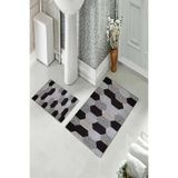 ontheclouds Banyo Halısı Ikili Klozet Takımı Kaymaz Tabanlı, NoColor-f5e0b238