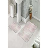 ontheclouds Banyo Halısı Ikili Klozet Takımı Kaymaz Tabanlı, NoColor-f7b4b8ad