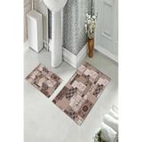 ontheclouds Banyo Halısı Ikili Klozet Takımı Kaymaz Tabanlı, NoColor-f95779a6
