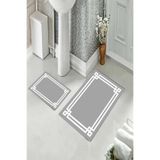 ontheclouds Banyo Halısı Ikili Klozet Takımı Kaymaz Tabanlı, NoColor-f9cf48d6