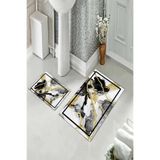 ontheclouds Banyo Halısı Ikili Klozet Takımı Kaymaz Tabanlı, NoColor-fb4ecc5f