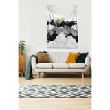 Ontheclouds Beyaz Güneşin Doğuşu Sunset Leke Tutmaz Kadife Kumaş Duvar Örtüsü Duvar Halısı Tapestry, 35 x 50, 35 x 50 KWLL357F