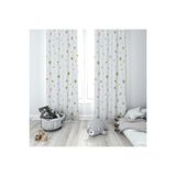 ontheclouds Beyaz Yıldız Desenli Bebek Çocuk Odası Fon Perdesi, 140 x 200, TYC00484851038, beyaz-renkli