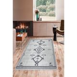 Ontheclouds Bohem Etnik Kilim Desen Yıkanabilir Kaymaz Taban Leke Tutmaz Modern Salon Halısı Ve Yolluk, 180 x 280