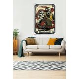 Ontheclouds Çok Renkli Aces Hitch Leke Tutmaz Kadife Kumaş Duvar Örtüsü Duvar Halısı Tapestry, 140 x 140