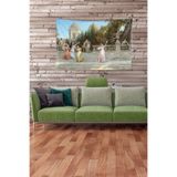 Ontheclouds Çok Renkli Baloya Giden Hanımlar Leke Tutmaz Kadife Kumaş Duvar Örtüsü Duvar Halısı Tapestry, 140 x 230