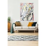 Ontheclouds Çok Renkli Dans Eden Insan Leke Tutmaz Kadife Kumaş Duvar Örtüsü Duvar Halısı Tapestry, 70 x 100