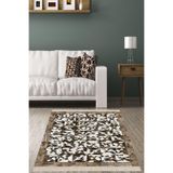 Ontheclouds Dana Derisi Desenli Dijital Baskı Yıkanabilir Kaymaz Taban Modern Salon Halı, 80 x 300 MEG1603C