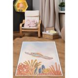 Ontheclouds Denizaltı Kaplumbağa Yıkanabilir Kaymaz Taban Leke Tutmaz Çocuk Odası Halısı, 80 x 250