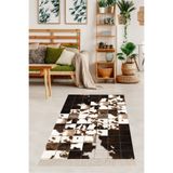 Ontheclouds Desenli Dijital Baskı Yıkanabilir Kaymaz Taban Modern Salon Halı, 80 x 150 MEG964KA