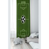 ontheclouds Futbol Sahası Desenli Fon Perdesi, 140 x 240, FONPRD4, yeşil