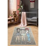 Ontheclouds Genç Kızlar Halı Dijital Baskı Yıkanabilir Kaymaz Taban Modern Çocuk Genç Kız Odası Halısı, 80 x 300