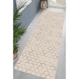 Ontheclouds Geometrik Desenli Dijital Baskı Yıkanabilir Kaymaz Taban Klasik Salon Halısı, 80 x 300
