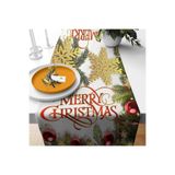 ontheclouds Gold Kar Tanesi Çam Süsleri Merry Christmas Runner, RNNRMDL1