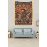 Ontheclouds Grateful Dead Leke Tutmaz Kumaş Duvar Örtüsü Duvar Halısı Tapestry, 140 x 230