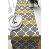 ontheclouds Gri Sarı Geometrik Desenli Runner, NSRNNR10