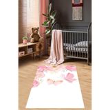 Ontheclouds Güller Içinde Uçan Kelebekler Yıkanabilir Kaymaz Taban Leke Tutmaz Çocuk Odası Halısık, 80 x 300