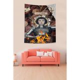 Ontheclouds I Was Born To Da This Yazılı Leke Tutmaz Kumaş Duvar Örtüsü Duvar Halısı Tapestry, 70 x 70