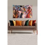 Ontheclouds Jazz Şarkıcısı Desenli Leke Tutmaz Kadife Dokulu Kumaş Duvar Örtüsü Duvar Halısı Tapestry, 100 x 140