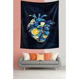 Ontheclouds Kalpteki Gökyüzü Leke Tutmaz Kumaş Duvar Örtüsü Duvar Halısı Tapestry, 140 x 140