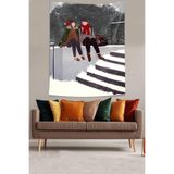 Ontheclouds Karda Oturan Çift Leke Tutmaz Kumaş Duvar Örtüsü Duvar Halısı Tapestry, 100 x 140