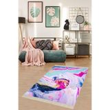 Ontheclouds Karışık Renk Paleti Dijital Baskı Yıkanabilir Kaymaz Taban Leke Tutmaz Modern Salon Halısı Ve Yolluk, 80 x 150