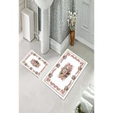 ontheclouds Kaymaz Tabanlı Ikili Klozet Takımı Banyo Halısı, NoColor-36edcd0e