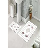 ontheclouds Kaymaz Tabanlı Ikili Klozet Takımı Banyo Halısı, NoColor-4c371db2