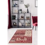 Ontheclouds Kilim Desenli Dijital Baskı Yıkanabilir Kaymaz Taban Etnik Salon Halısı Yolluk, 180 x 250