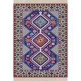 Ontheclouds Kilim Desenli Dijital Baskı Yıkanabilir Kaymaz Taban Leke Tutmaz Etnik Salon Halısı Ve Yolluk, 80 x 300