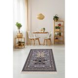 Ontheclouds Kilim Desenli Etnik Dijital Baskı Yıkanabilir Kaymaz Taban Modern Salon Halı Ve Yolluk, 100 x 500 MEG1089U