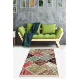Ontheclouds Kilim Desenli Etnik Dijital Baskı Yıkanabilir Kaymaz Taban Modern Salon Halı Ve Yolluk, 160 x 250 MEG1244AG