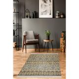 Ontheclouds Kilim Desenli Etnik Dijital Baskı Yıkanabilir Kaymaz Taban Modern Salon Halı Ve Yolluk, 80 x 300 MEG522C