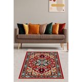 Ontheclouds Kilim Desenli Renkli Dijital Baskı Yıkanabilir Kaymaz Taban Leke Tutmaz Etnik Şark Halısı Ve Yolluk, 100 x 300