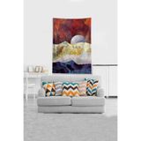 Ontheclouds Kızıl Ayın Serüveni Leke Tutmaz Kadife Kumaş Duvar Örtüsü Duvar Halısı Tapestry, 70 x 100, 70 x 100 DWLL333A