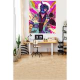 Ontheclouds Kurt Adam Rockn Roll Dönüşüm Temalı Leke Tutmaz Kadife Kumaş Duvar Örtüsü Duvar Halısı Tapestry, 100 x 140
