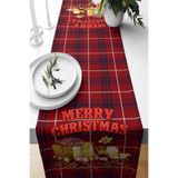 ontheclouds Merry Christmas Yılbaşı Hediye Tema Runner, NRNNR22