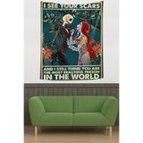 Ontheclouds Olduğu Gibi Kabul Eden Sevgili Lovers Leke Tutmaz Kumaş Duvar Örtüsü Duvar Halısı Tapestry, 100 x 140