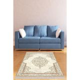 Ontheclouds Osmanlı Desen Göbekli Dijital Baskı Yıkanabilir Modern Salon Halısı Ve Yollu, 80 x 250 MEG1382BV