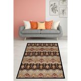 Ontheclouds Osmanlı Etnik Desenli Ottoman Dijital Baskı Yıkanabilir Kaymaz Taban Modern Salon Halısı, 80 x 500