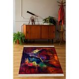 Ontheclouds Rüya Dijital Baskı Yıkanabilir Kaymaz Taban Modern Salon Halı Ve Yolluk, 80 x 150